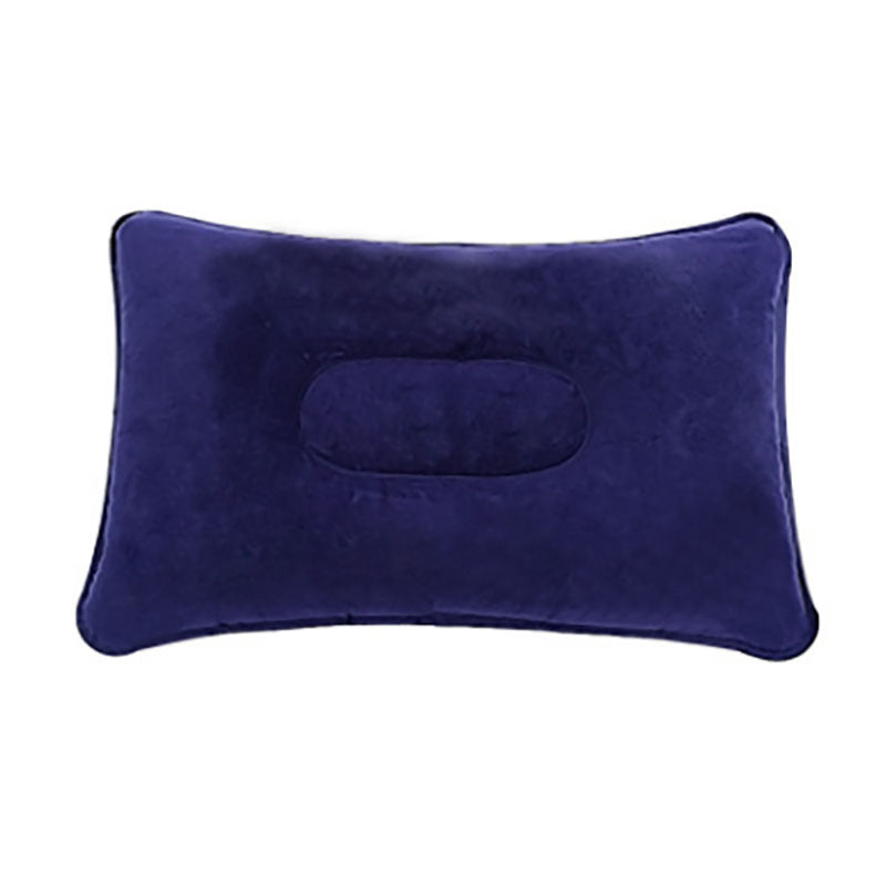 Velvet Inflatable Travel Pillow for Camping and Naps