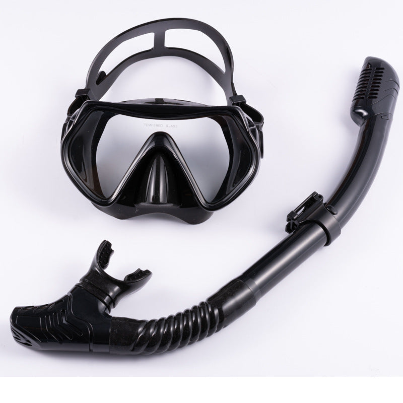 Adult Full Face Snorkel Mask and Breathing Tube Set