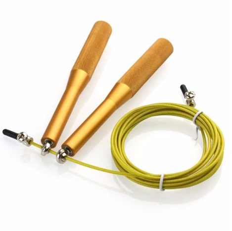 Metal Handle Weighted Aluminum Steel Wire Jump Rope