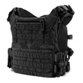 KESONS Tactical Vest Quick Release Outdoor Weighted Vest Adjustable 3D Breathable Modular Vest for Training(Black)