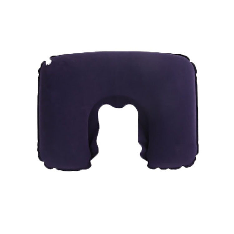 Velvet Inflatable Travel Pillow for Camping and Naps