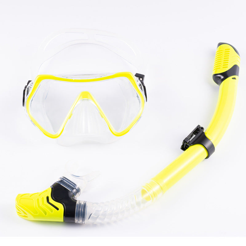 Adult Full Face Snorkel Mask and Breathing Tube Set