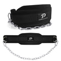 Dip Belt for Weight Lifting: Dip Belt with Heavy Duty Steel Chain for Weighted Dips Pull Ups Squats - Weighted Dip Belt for Strength Training Gym Home