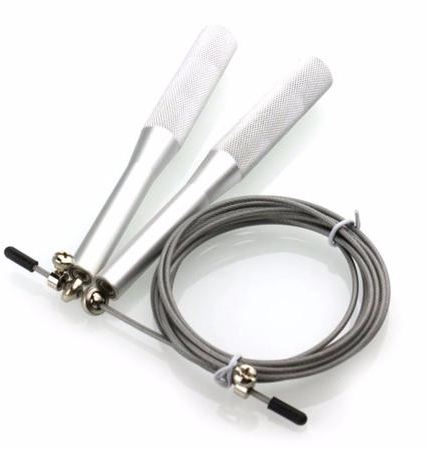 Metal Handle Weighted Aluminum Steel Wire Jump Rope
