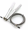 Metal Handle Weighted Aluminum Steel Wire Jump Rope